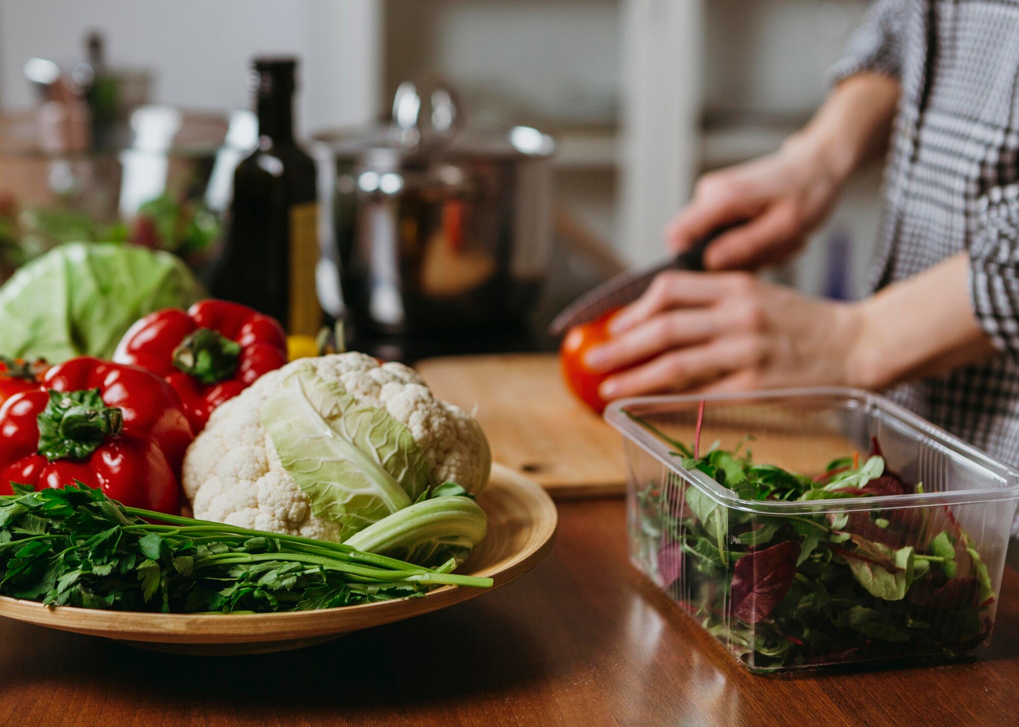 Preparación de alimentos frescos
